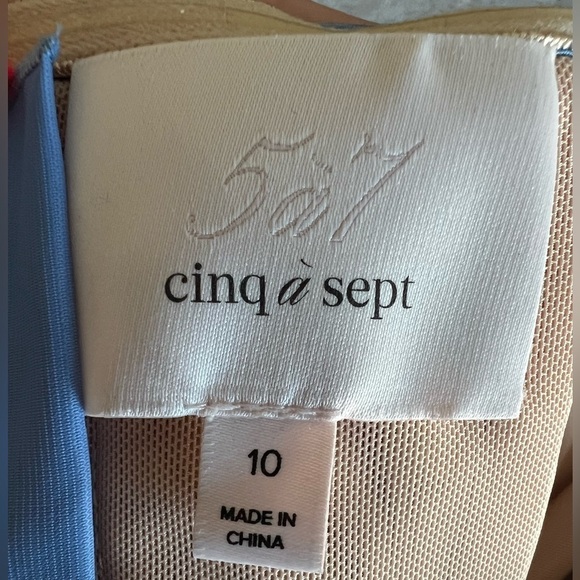 Cinq a Sept ELIZA Strapless Silk DRESS - Picture 7 of 10